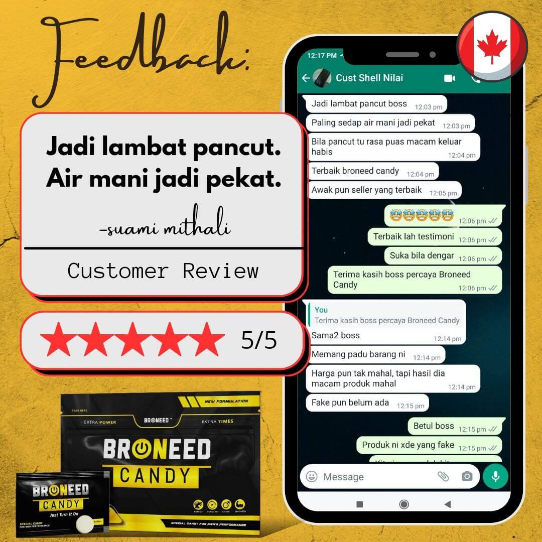 BRONEED CANDY 16 TESTIMONI BRONEED CANDY